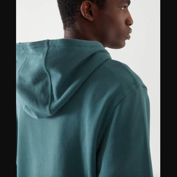 COS Relaxed Fit Hoodie Green Sz. M - Picture 3 of 8